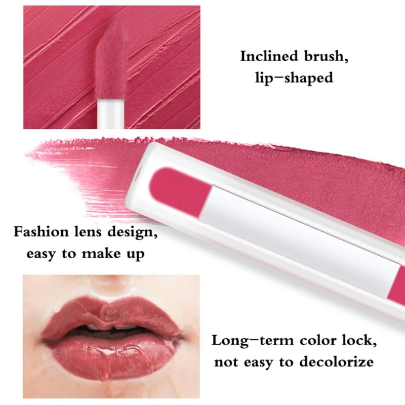 1pc Waterproof Liquid Lip Gloss Shimmer Lipstick Long-lasting Matte Lipgloss Lip Sticks Makeup 1pc Waterproof Liquid Lip Gloss Shimmer Lipstick Long-lasting Matte Lipgloss Lip Sticks Makeup