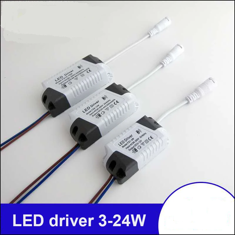 DALCAN светодиодный драйвер 1 3W 4 7W 8 12 Вт 13 18 24 s Питание блок AC90 265V трансформаторы