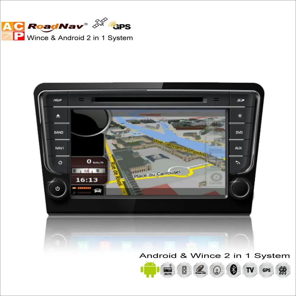 Car Android Multimedia Stereo For VW Bora / SKODA Rapid SEAT Toledo MK4