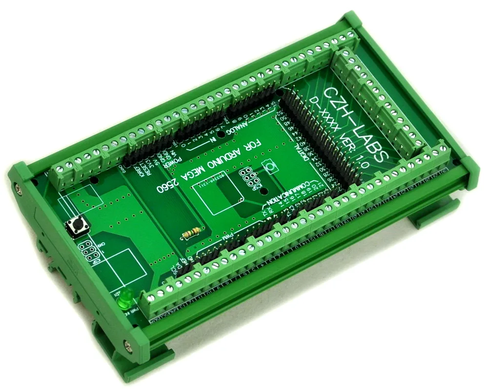 Модуль адаптера винтовой клеммы с креплением на din рейку, для MEGA 2560 R3.|terminal block|din rail terminal blockterminal block din rail | АлиЭкспресс