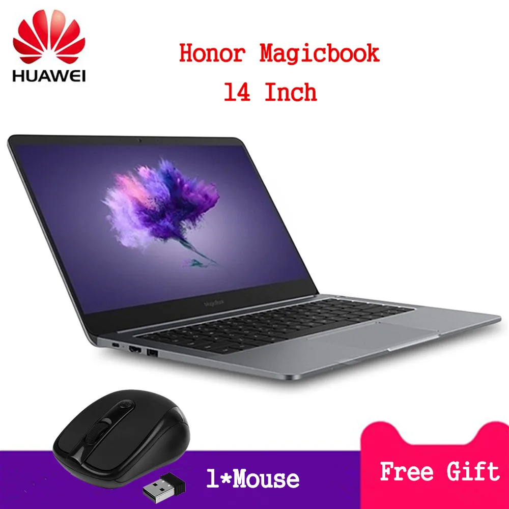 

HUAWEI Honor MagicBook Laptop 14 Inch Windows 10 Intel Core I5-8250U Quad Core 1.6GHz 8GB RAM 256GB SSD 1920x1080 Laptops