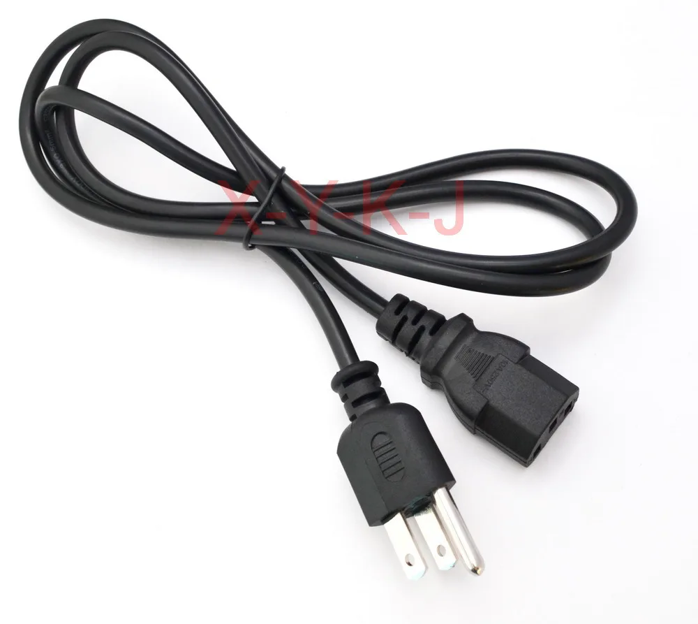 Us 1 29 1 2m Us Plug 3pin Ac Cable 120cm Usa Cord Extension Wall Power Supply Adapter Laptop Battery Charger For Notebook Led Cctv Charger