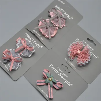 

Hair Pin Pins Cute Lace Bowknot tassel Hair Clips Baby Girl Hairpin Child Hair Accessories baby