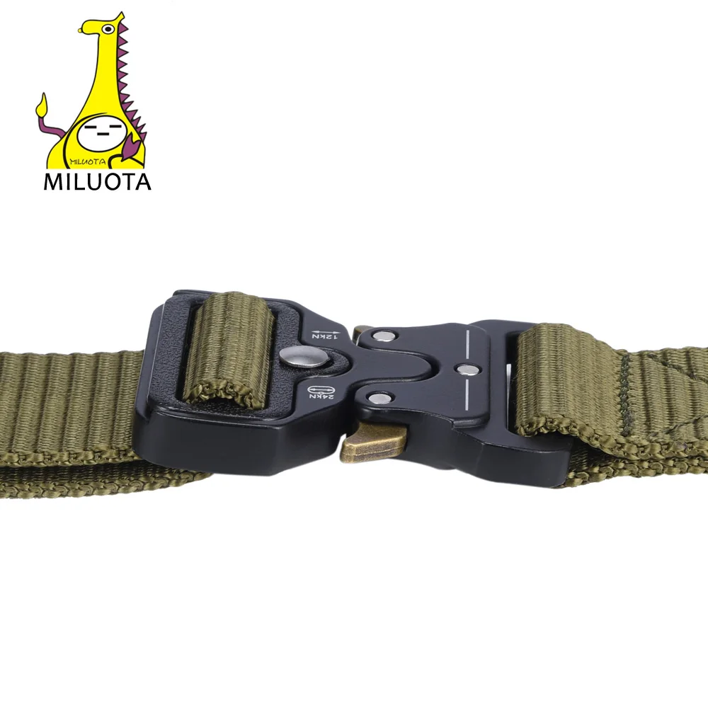  MILUOTA Mens Tactical Belt Military Nylon Belt Outdoor multifunctional Training Belt Combat Belts S