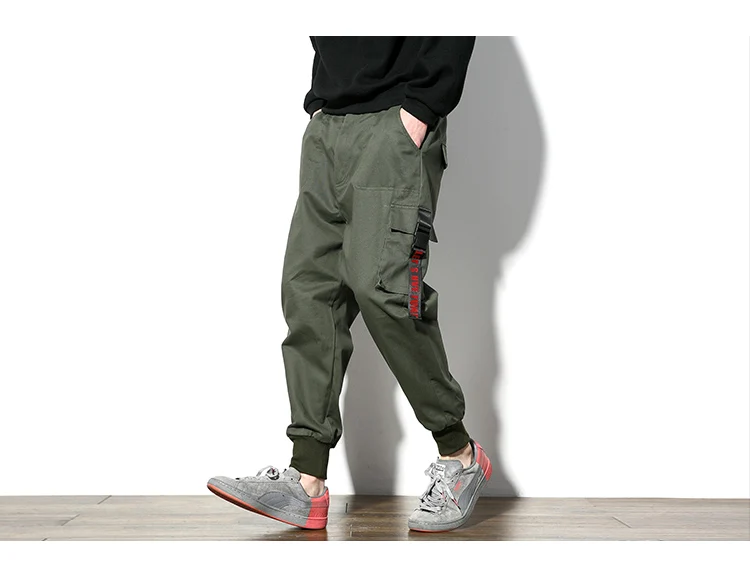 Прямая доставка 2018 мужские брюки карго мужские джоггеры boost военные хлопковые брюки хип-хоп шаровары до щиколотки брюки AXP200