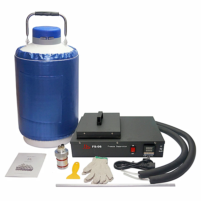  FS06 Frozen separator Liquid nitrogen split screen freezing LCD separating machine +auto Bubble def