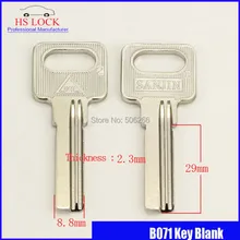 Jiawei 30 мм левая Ванна двери& дом ключ пустой ключ корпус ключа для вертикальный ключ машина для резки заготовки ключей B071