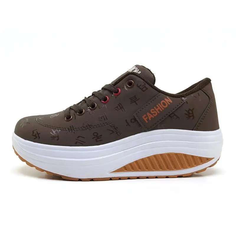 Hundunsnake/спортивная обувь на платформе; женские кроссовки; женская обувь для бега на толстой подошве; спортивная обувь; цвет красный, A-045