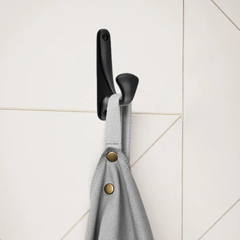 

2Pcs Metal Coat Hooks Hanging Wall Bathroom Accessories European Minimalist Coat Rack Living Room Furniture