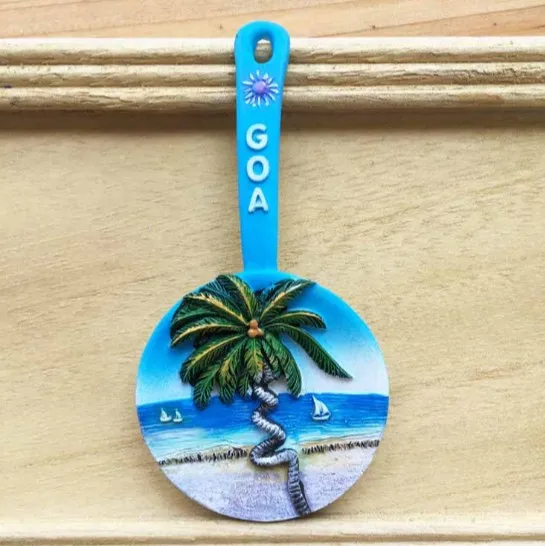 1 Pcs Creative India GOA Tourist Souvenirs 3D Resin Fridge Home