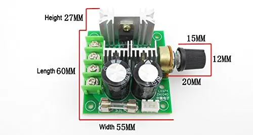 1 шт. двигатель постоянного тока широкое напряжение pwm высокое Скорость 6 V-90 V Номинальная 10A Max 15A 1000W Частота: 15 кГц светодиодный диммер для DIY Панель Светодиодные ленты светильник