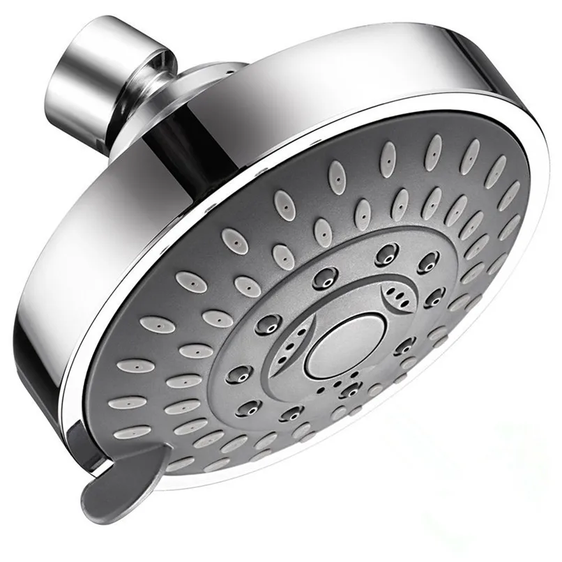 Shower Head High Pressure 4 Inch 5-setting Adjustable Shower Heads Top Spray Bathroom accessories #2Y23 (2)