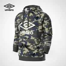 Мужские трендовые свитера UMBRO, комфортный трикотажный топ с длинным рукавом, повседневные спортивные свитера с капюшоном UO183AP2471