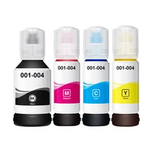 Aomya 4 цвета пополнения чернил комплект совместим с Epson L4156/4158/4165/4166/4167/4168/6166/6168/6176/6178/6198 струйный принтер