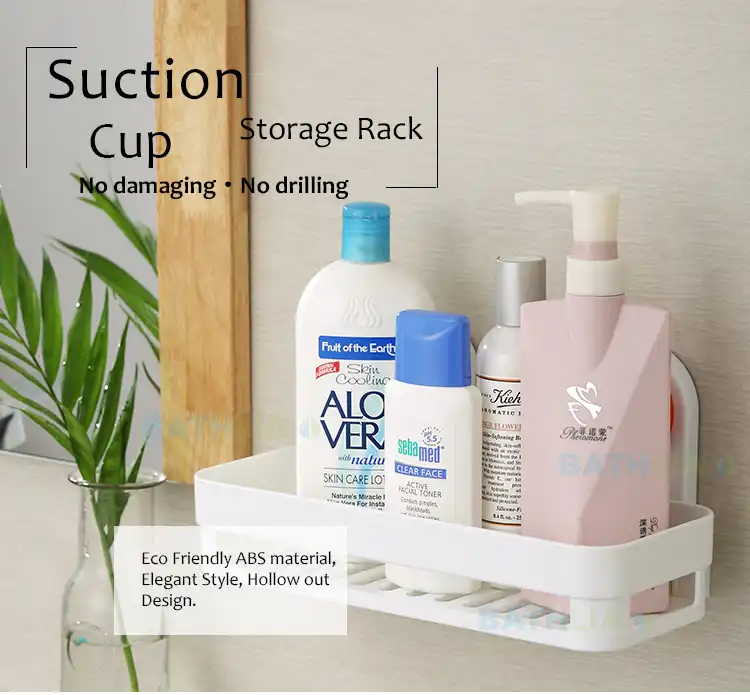 Wall Mounted Bathroom Shower Corner Storage Shelf Shower Caddy