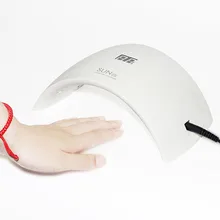 24 Вт Светодиодный УФ-лампа светодиодный светильник Сушилка для ногтей для всех типов ногтей машина отверждения таймер USB разъем с автоматическим датчиком салонные маникюрные инструменты