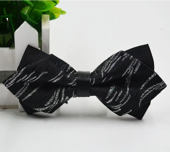 Hot Sale Bowtie Formal Neckwear Bow Tie Party Wedding Mens Solid Silk