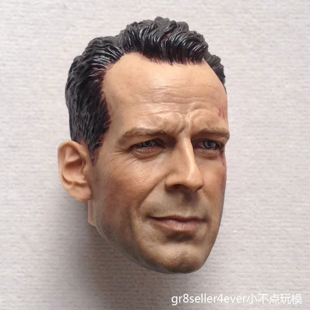 1//6 SCALE CUSTOM BRUCE WILLIS ACTION FIGURE HEAD!