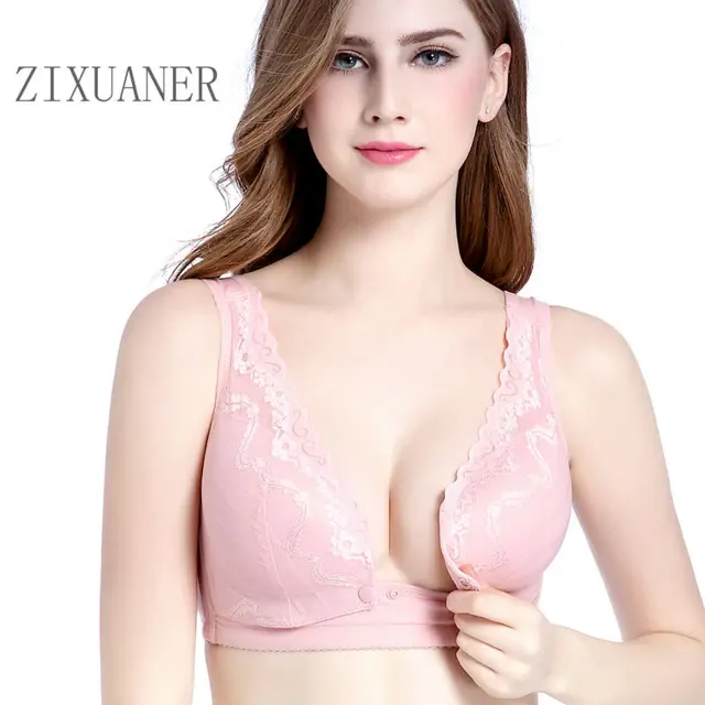 zixuaner maternity nursing bras plus size wireless sexy lace for plus size maternity bras