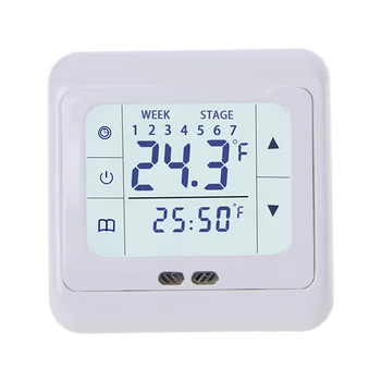

Thermoregulator Touch Screen Heating Thermostat for Warm Floor,Electric Heating System Temperature Controller With Kid Lock