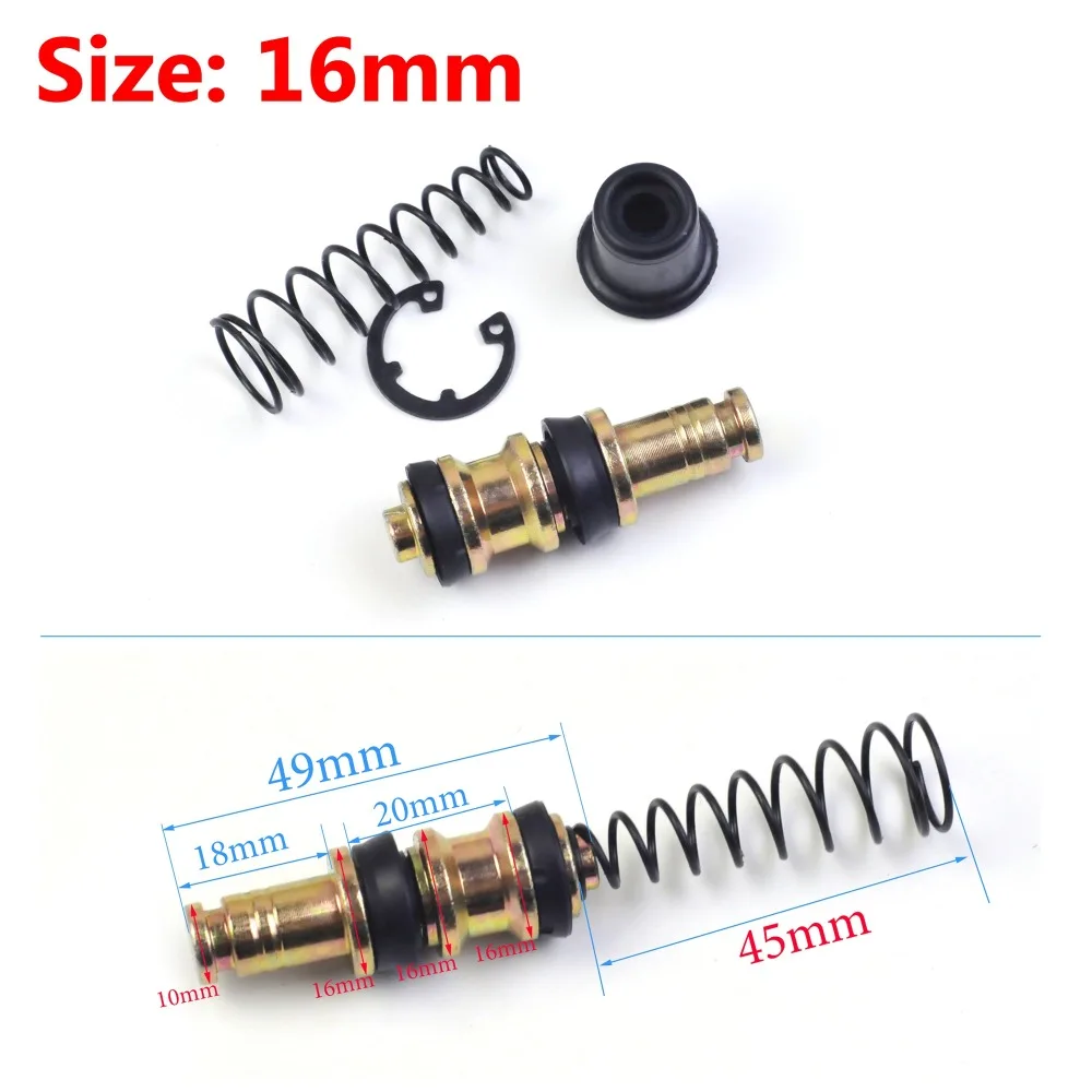 1 комплект тормозной насос сцепления для мотоцикла 12,7 мм 14 мм 16 мм поршневой поршень ремонтные комплекты набор поршневых установок для главного цилиндра ремонтные аксессуары