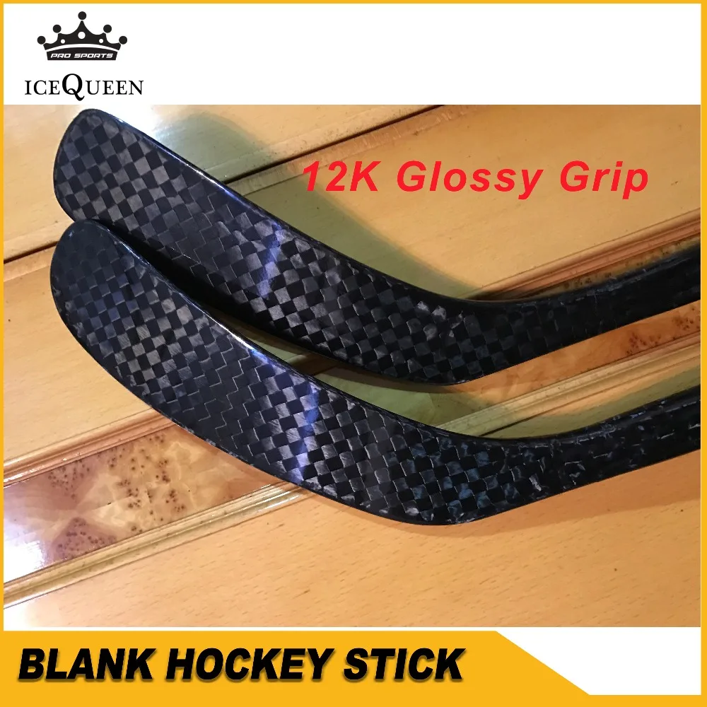 [Custom stick] Бесплатная доставка пустая хоккейная палка с Карбоновым плетением на