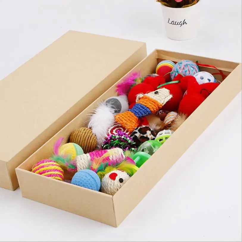 Красный 25 шт./компл. supertoys различных вещей кошки забавные Мышь кошачья мята сизальских канатов шары подарок значение перо Stick наборы для товары для животных, кошек игрушки набор - Цвет: Красный