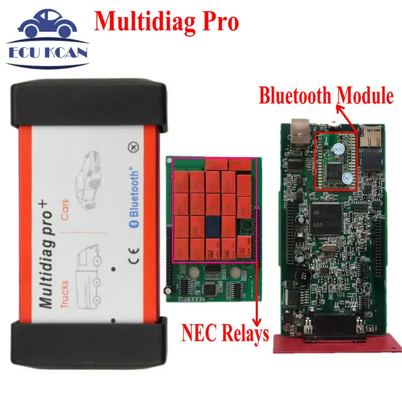 

Multidiag Pro+ Bluetooth NEC Relays V2015.01 Free Active As Tcs CDP Pro VCI Multi Diag MultiDiag Pro + 4GB TF Card