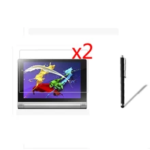 2x Фильмы+ 2x ткань+ 1x Стилус, с антибликовым покрытием матовый Экран протектор Защитная пленка щитки для lenovo Йога Tablet2 Tablet 2 830F