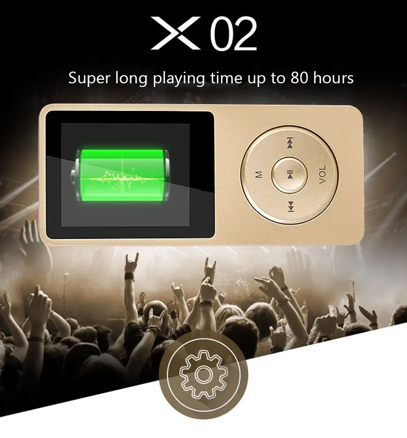 Newest MP4 Player 80 Hours Music Playing 1.8 Screen HIFI Sound MP4 8GB Portable Audio Video Player with E-book FM Radio Recorder Clock  (15)