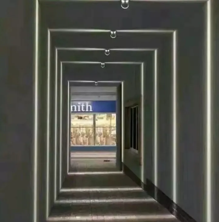 

Led window lamp outdoor waterproof creative wall lamp window light 360 light corridor aisle decorative lights