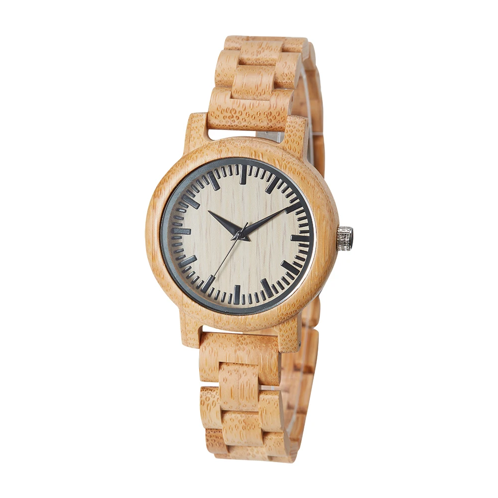 

TJW 2019 New Fashion Wooden Watch Quartz Lightweight Wristwatch Best Gift For Men In Wooden Box