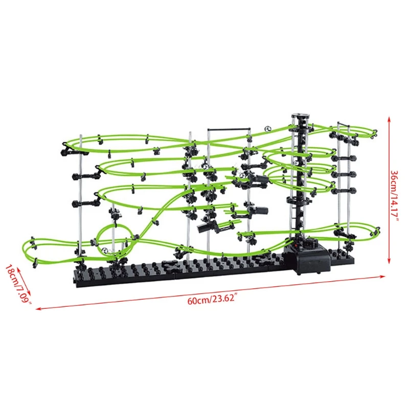 Космический Coaster Spacerails светится в темноте 13500 мм Rail Level 3 игра 2333G