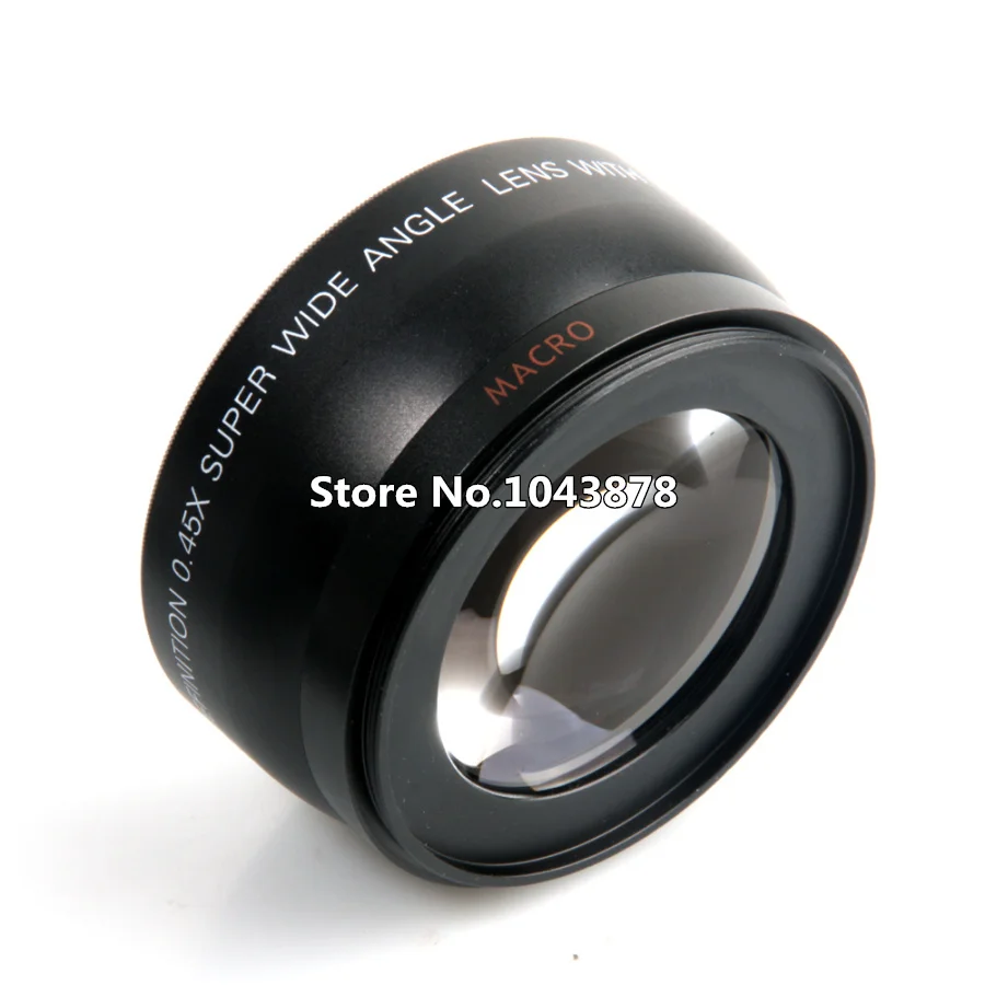 High Quality 58mm 0.45X Super Wide Angle camera Lens for Cann DSLR T1i