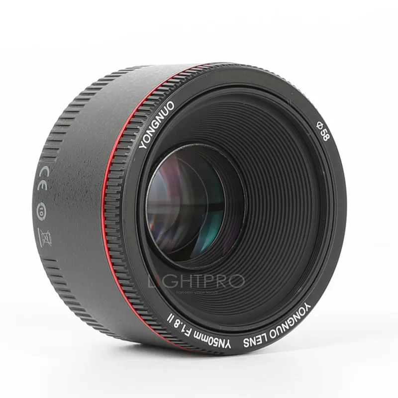 YONGNUO YN50mm объектив F1.8 II Большая диафрагма автофокус с эффектом боке для Canon EOS 70D 5D2