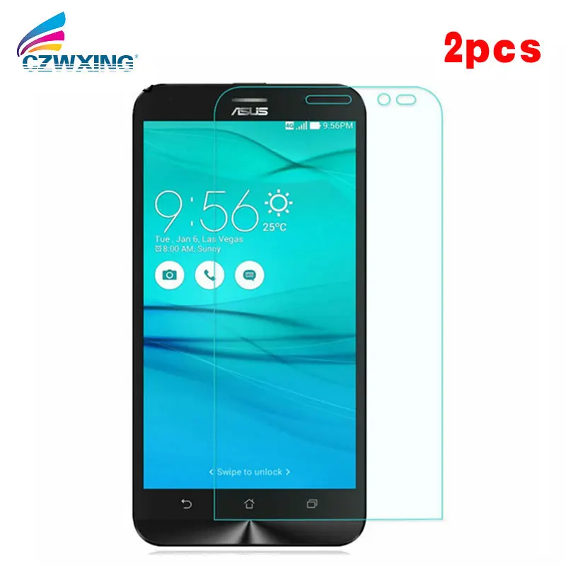 2 шт для закаленного стекла Asus ZenFone GO ZB552KL Защитная пленка экрана X007D стеклянная