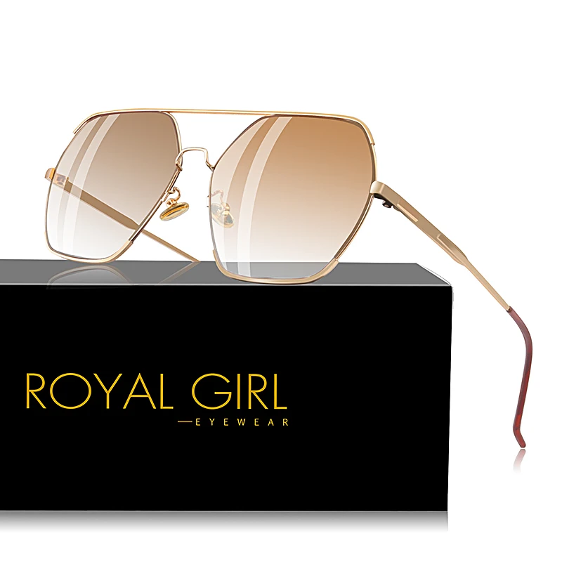Женские дизайнерские солнцезащитные очки ROYAL GIRL Винтажные Солнцезащитные с