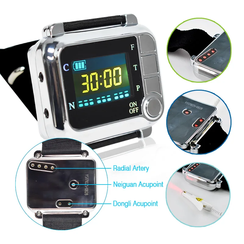 

Health Care Laser 650nm Physiotherapy Wrist Diode LLLT For Diabetes Hypertension Diabetic Watch Low Level Laser Therapy Device
