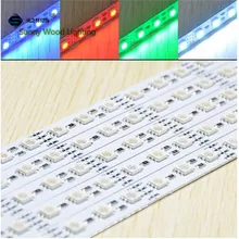 10 шт./партия 40 дюймов светодиодная жесткая лента, 12vdc 72led/m 14,4 Вт 5050 RGB светодиодная твердая лента, светодиодный светильник для шкафа с каналами