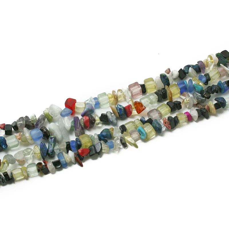 5-8mm 87cm/str Natural Stone Freeform Gravel Loose Chip Beads For Jewellery Making Bracelet Strand Necklace DIY
