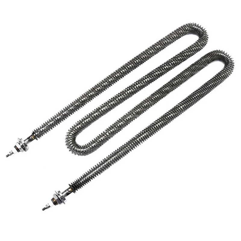 

Air Heating Elements Used in the Load Bank 220V 1.5/2.5KW Finned Tube Heater W-shape 280/400mm Oven Dryer Heating Element Parts