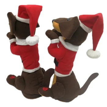 

New Soft Doll Musical Robot Dog Electronic Pet Toys Interactive Electric Pets Plush Toy Dog with Bell Christmas Gift For Kids