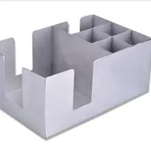 Украшение кухонного стола, аксессуары из нержавеющей стали, многоцелевой прямоугольный лист, бумажные коробки для салфеток