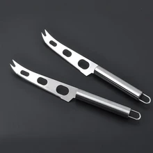 1Pcs 3-hole Multifunction Kitchen Accessories Round Handle Cheese Knife Pizza Cheese Butter Cutter Stainless Steel Baking Tools
