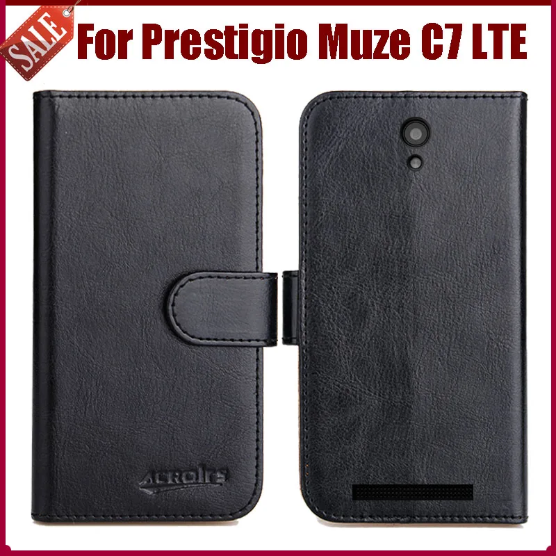 Hot Sale! Prestigio Muze C7 LTE Case New Arrival 6 Colors High Quality Flip Leather Protective Cover Phone Bag | Мобильные телефоны