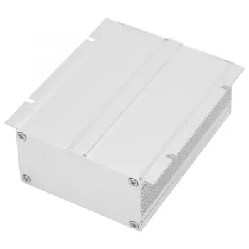 

Conectores Led Strip Connector Silver White Aluminum Printed Circuit Board Instrument Box Enclosure Electronic Project Case