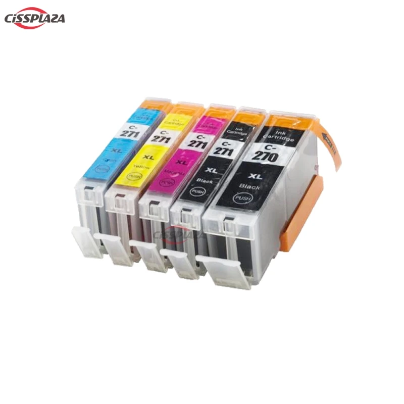 CISSPLAZA 5pk совместим с Canon pgi 270 xl совместимый картридж чернилами PGI270 для PIXMA TS6020
