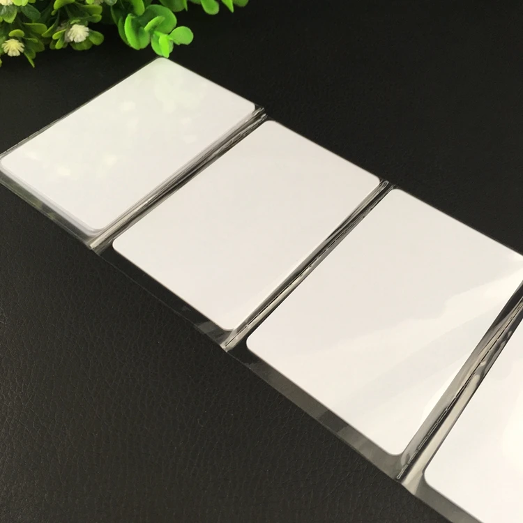 

50pcs White Proximity Card IC Inkjet PVC Card 125Khz RFID Access 0.8mm TK4100 IC card