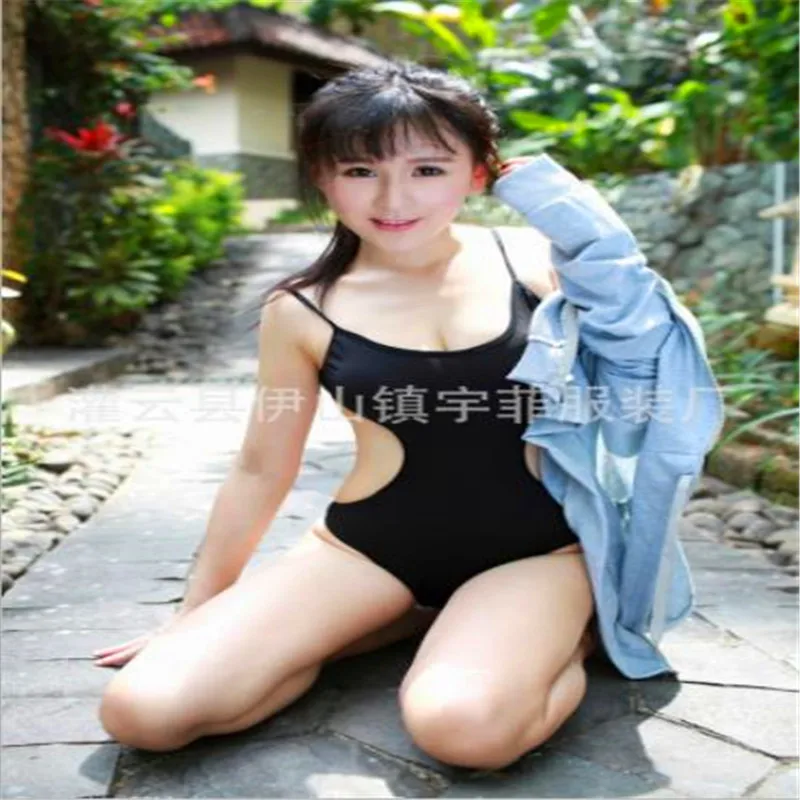 Ladies sexy lingerie pure Japanese swimsuit beach bikini sex suit