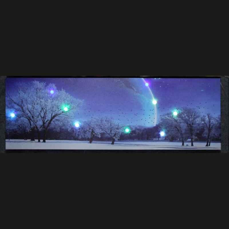 Led Canvas Snow Print Painting With Lights Home Decor Wall Art Led Canvas Snow Print Painting With Lights Home Decor Wall Art In Calligraphy From Garden On Aliexpress Alibaba Group